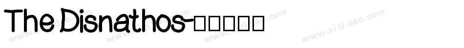The Disnathos字体转换